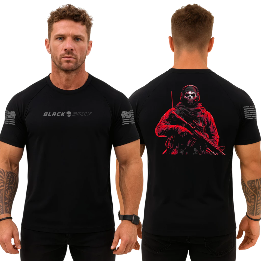 Camiseta Militar Black Army – Ghost