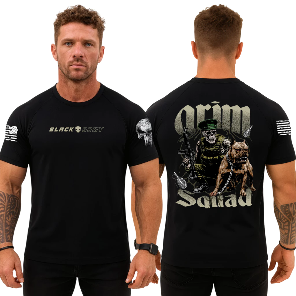 Camiseta Militar Black Army – Squad
