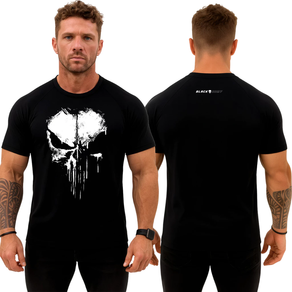 Camiseta Militar Black Army – Ghost Front