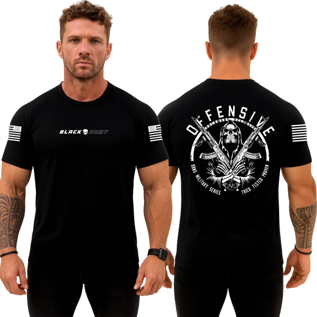 Camiseta Militar Black Army – Offensive