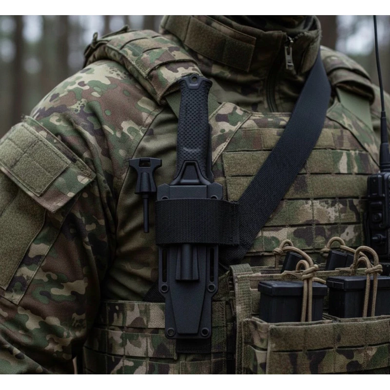Kit de Sobrevivência Faca + Itens