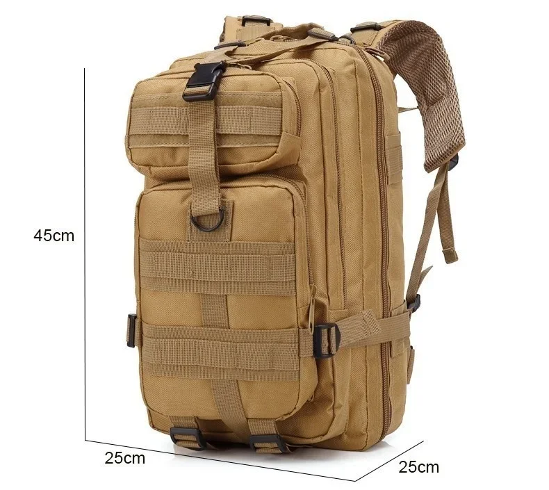 Mochila Tática Outdoor 30 Litros - Cáqui