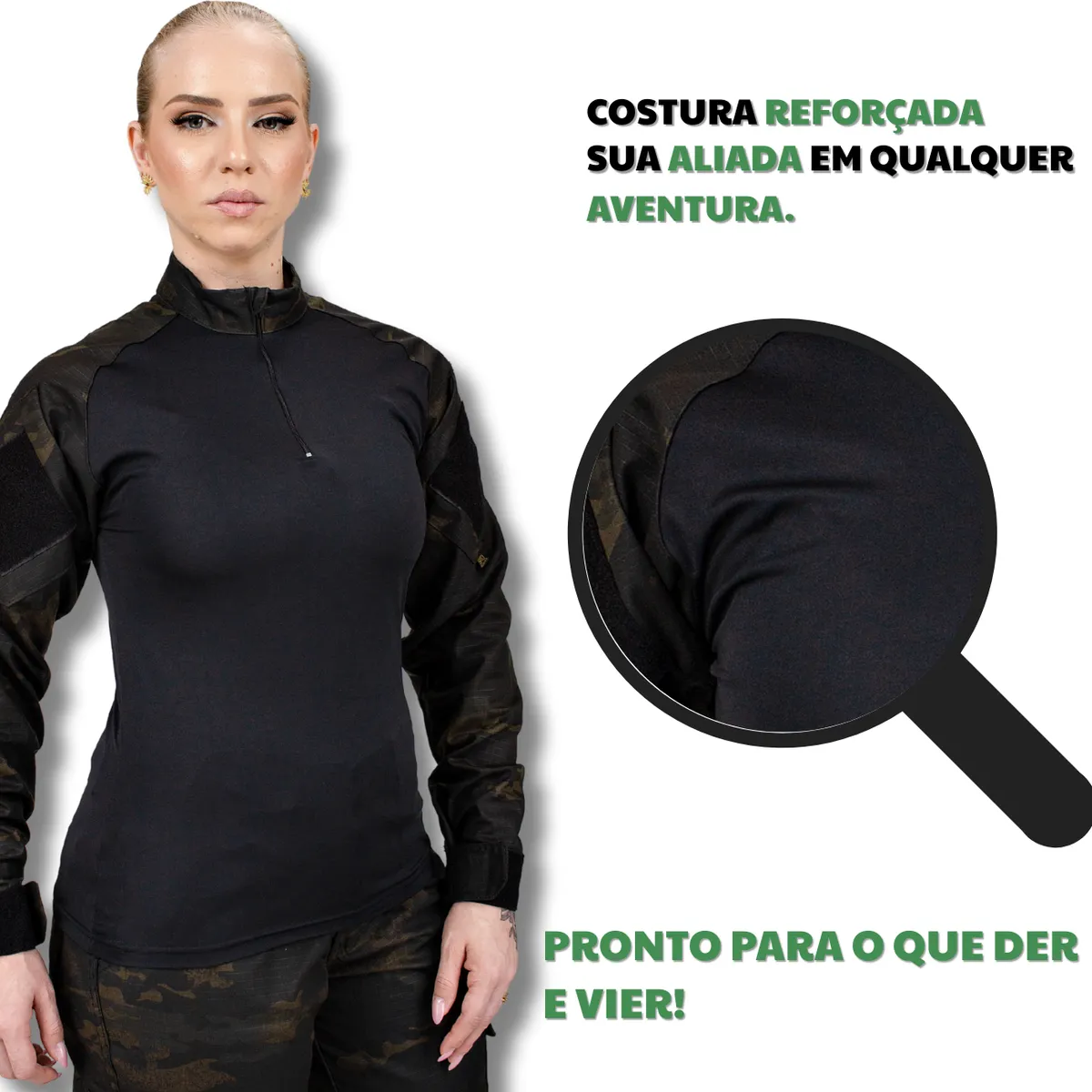 Combat Shirt Valkyria - Multicam Black