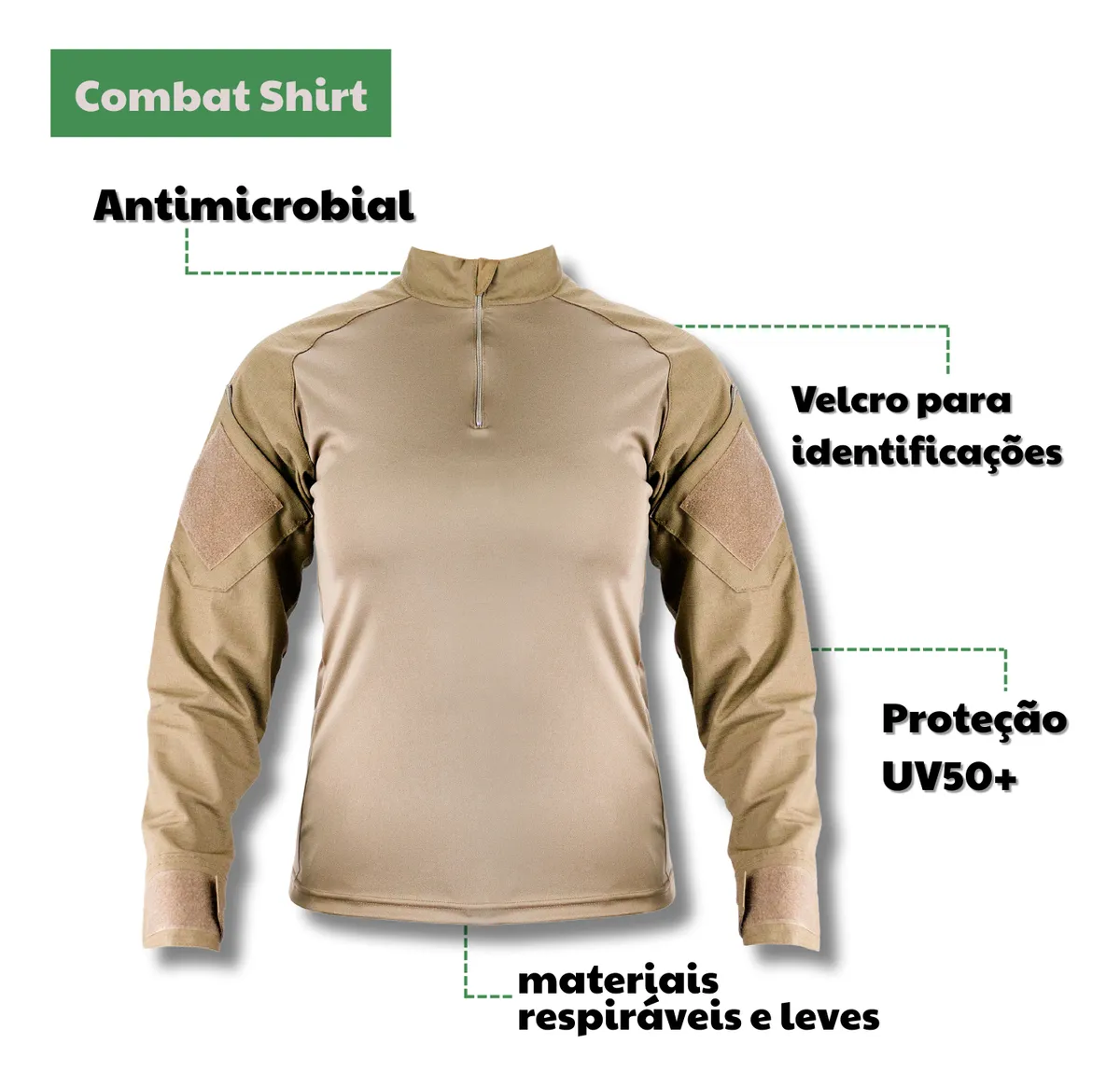 Combat Shirt Valkyria - Cáqui