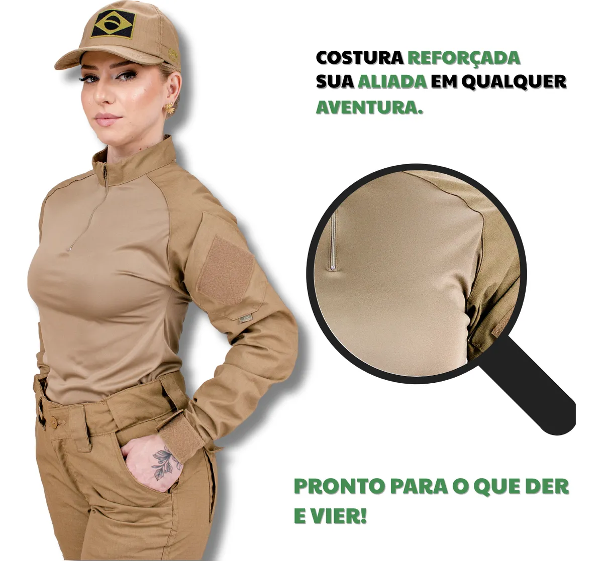 Combat Shirt Valkyria - Cáqui
