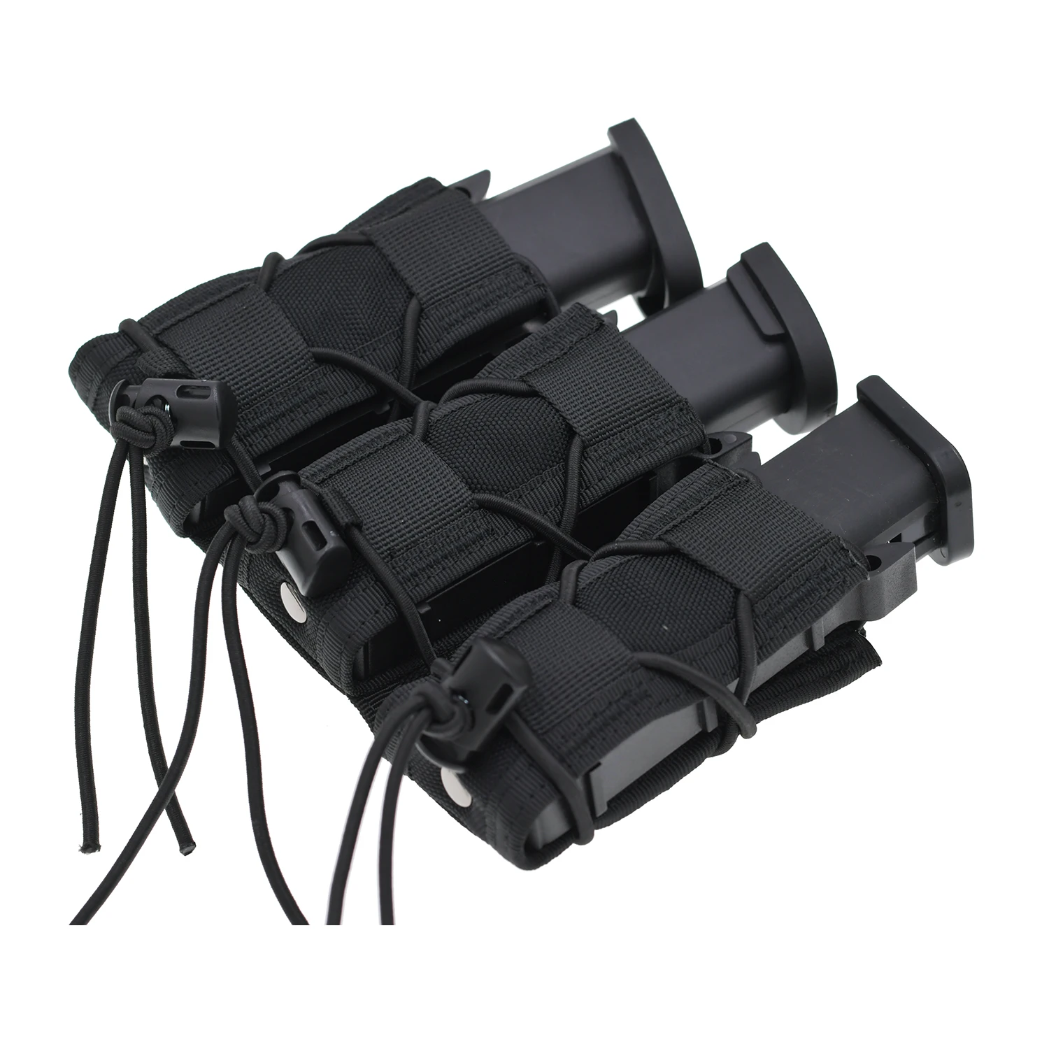 Porta Carregador para Pistola Universal Duplo e Triplo - MOLLE