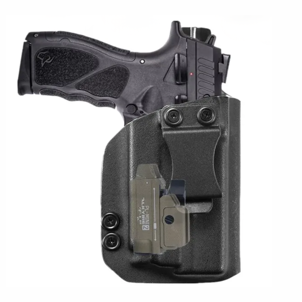 Coldre Velado de Kydex – Linha Taurus Compacta (G2C, G3C, G2S, PT111 G2 e PT140) – Compatível com Red Dot e Lanterna