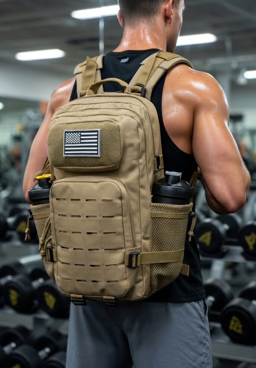 Mochila Tática Pulse 25L - Marrom