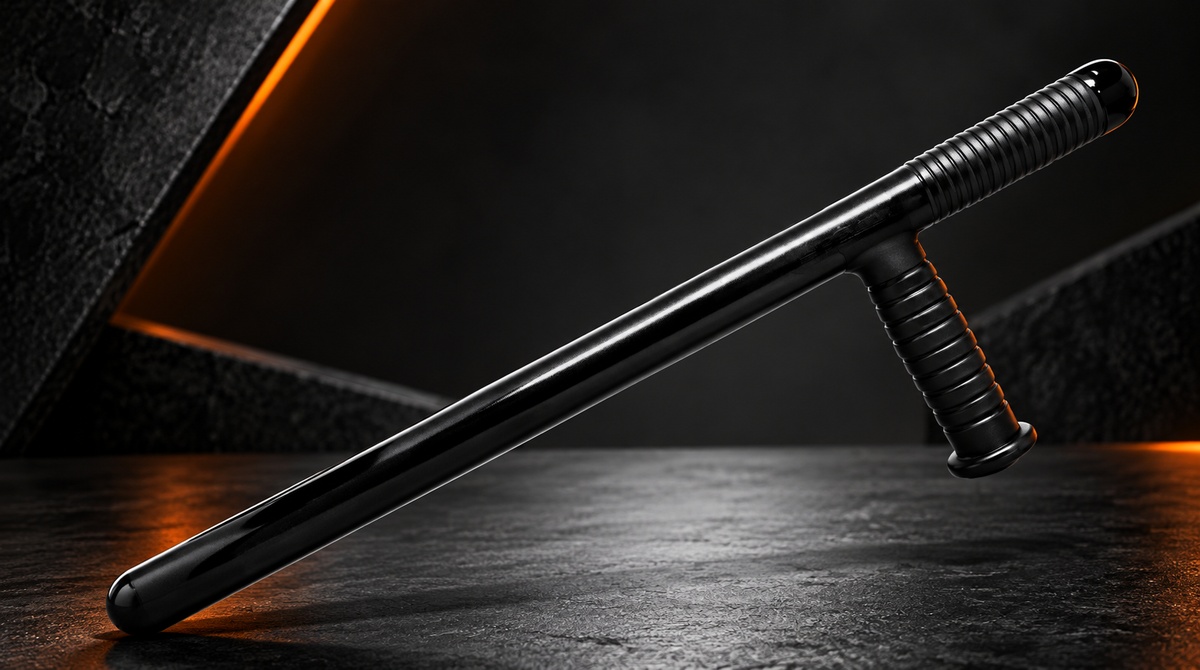 Kit Tonfa Militar + Porta Tonfa Móvel com Trava Bélica
