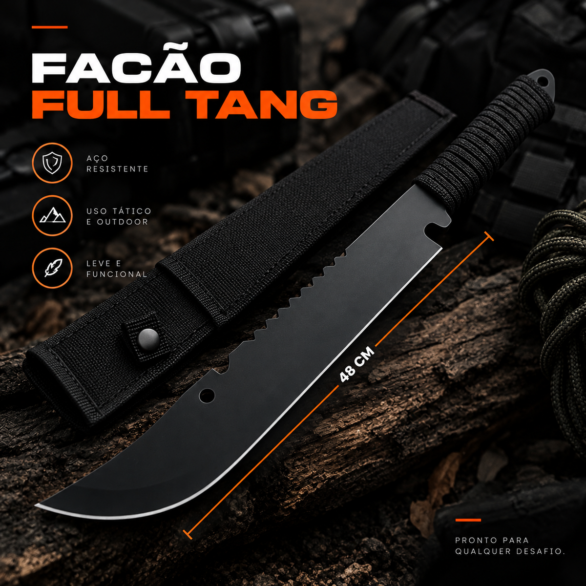 Facão Full Tang