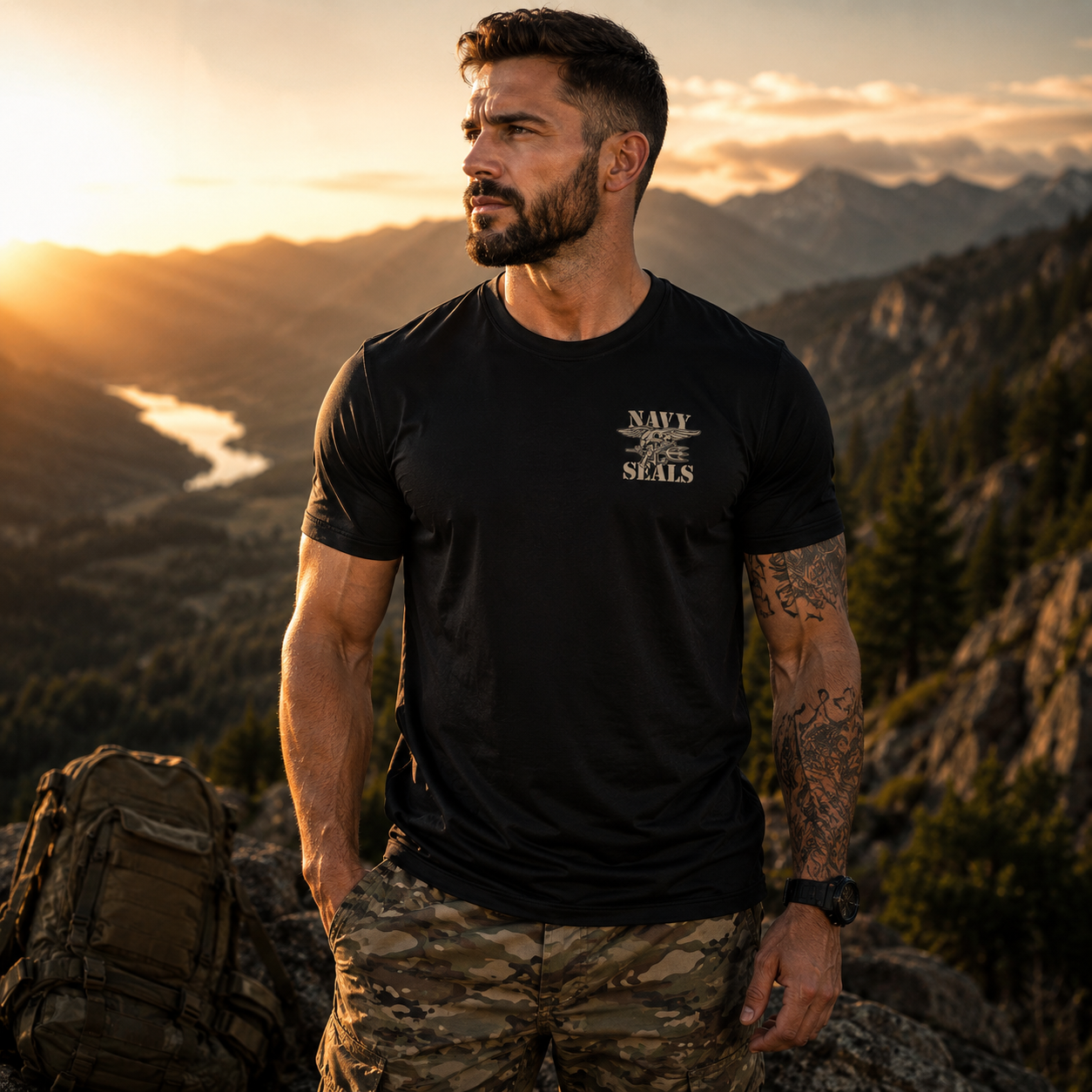 Camiseta Navy Seals Dry Fit