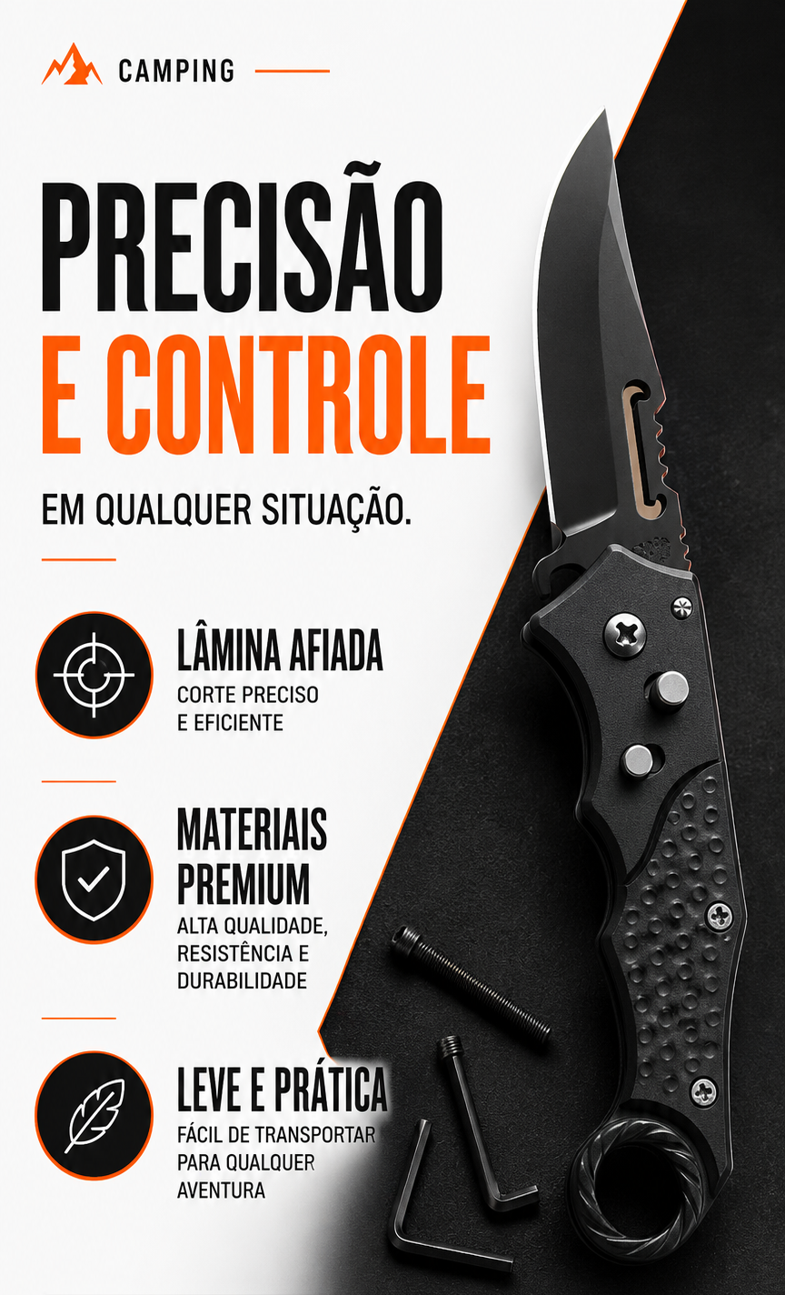 Canivete com Trava Automática