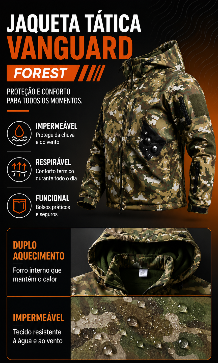 Jaqueta Tática Vanguard - Forest
