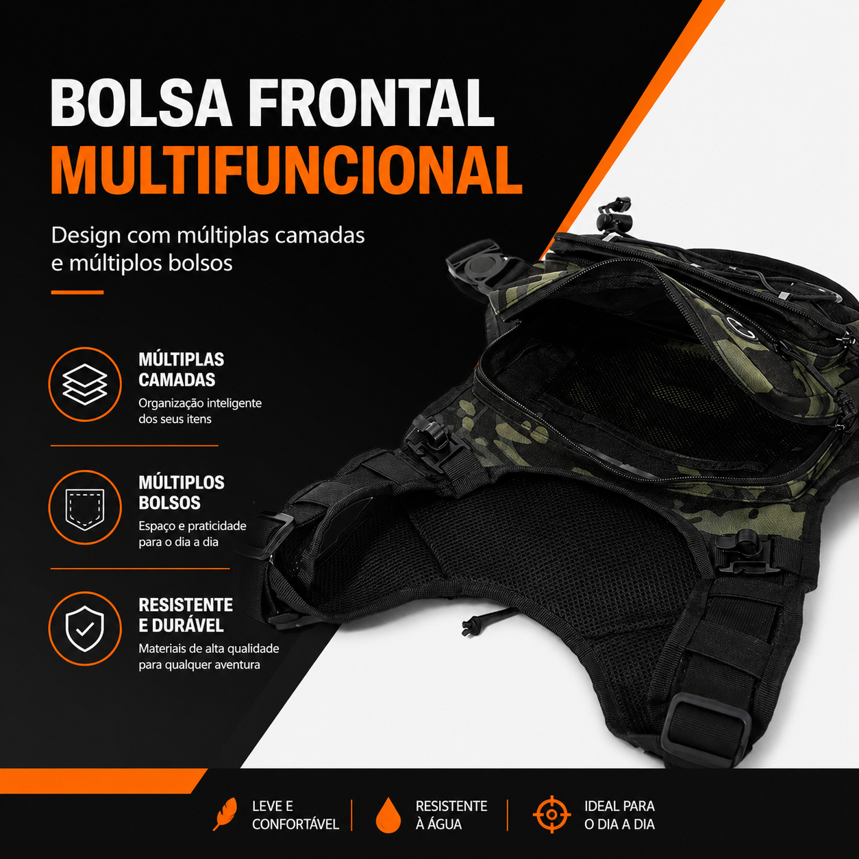 Colete de Peitoral Pégaso com Refil Camelback (2 Litros)