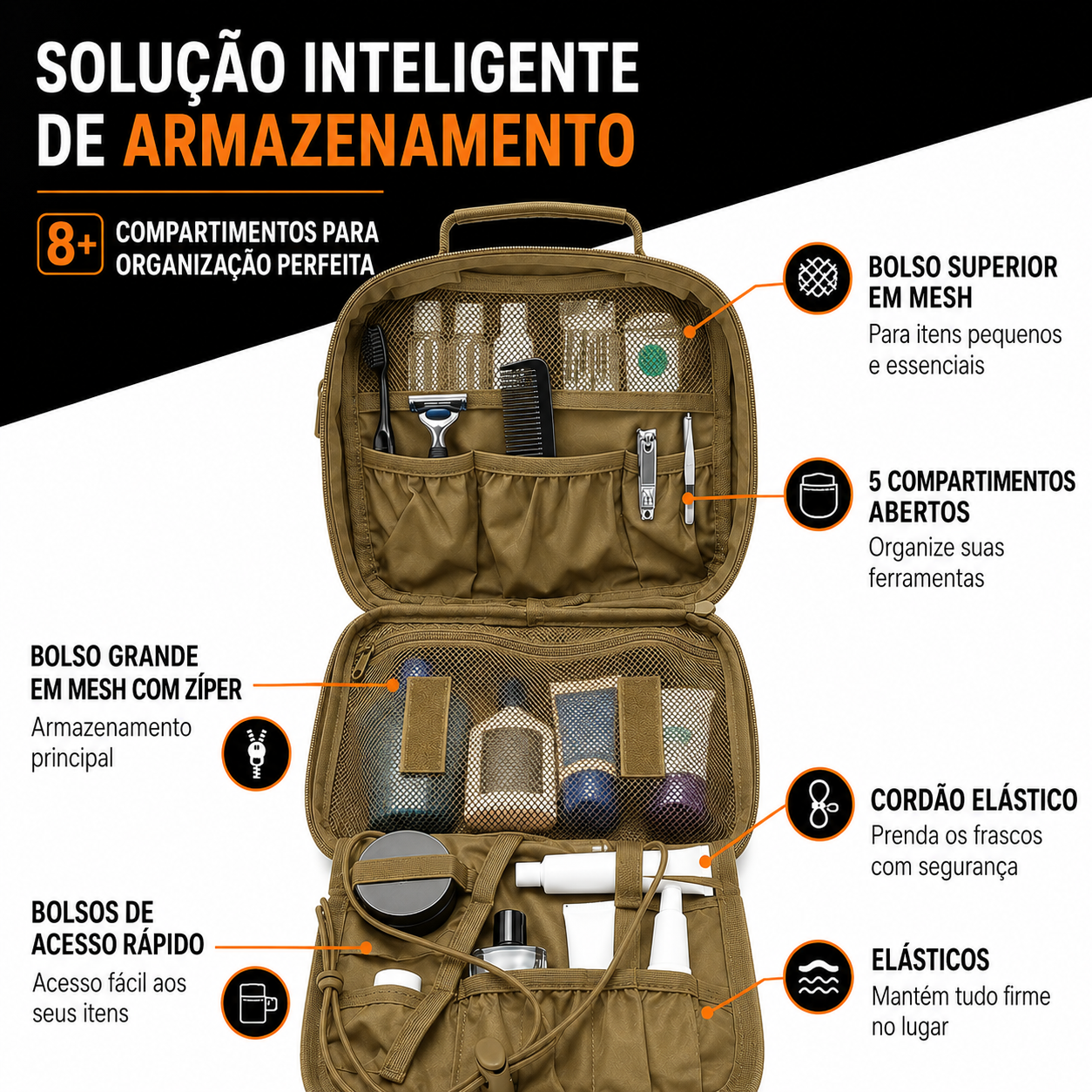 Bolsa Tática Organizadora Outdoor