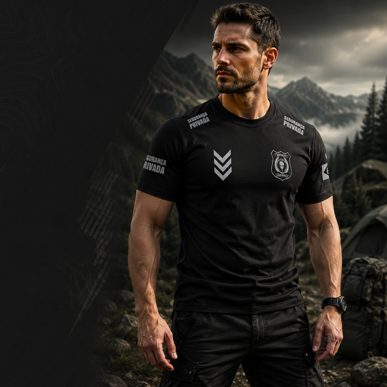 Camisa Segurança Privada com Proteção UV50+