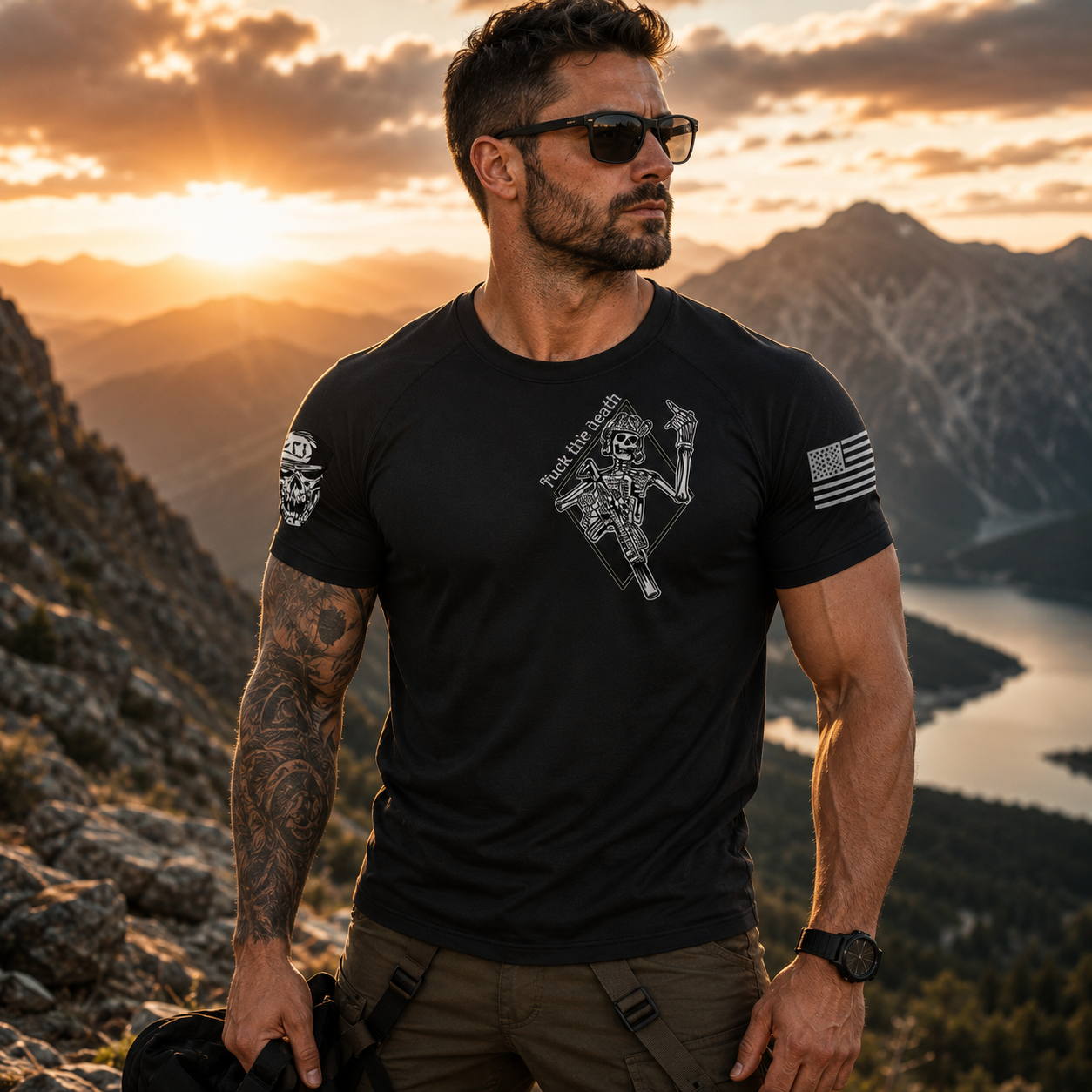 Camiseta Dry Fit Caveira Ranger