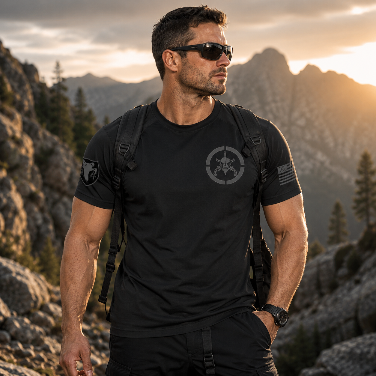Camiseta Dry Fit Caveira