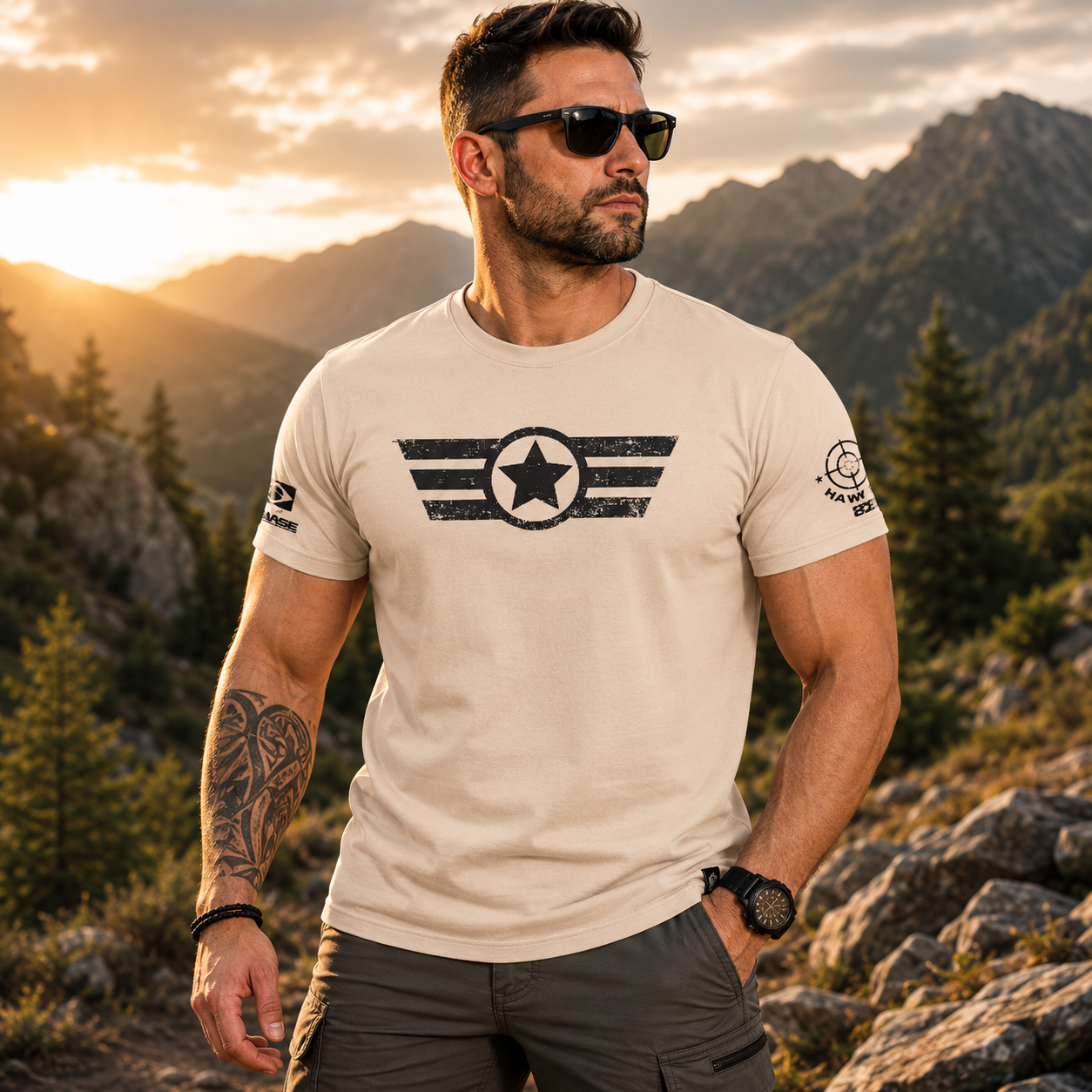 Camiseta Força Aérea Americana  - Premium