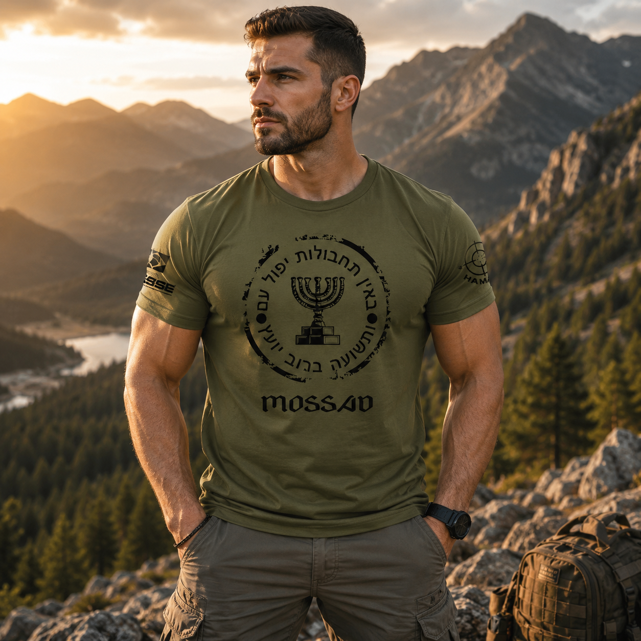 Camiseta Mossad - Premium