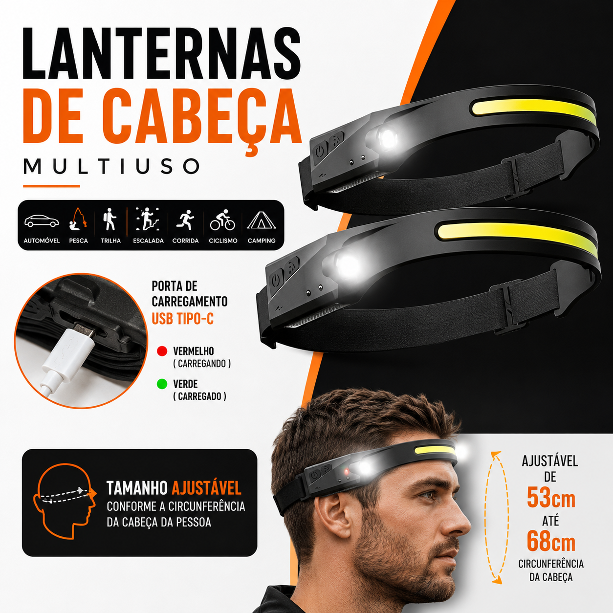 Lanterna de Cabeça Órus