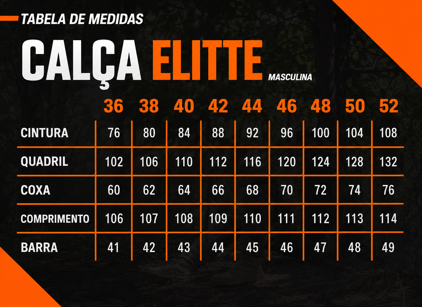 Calça Tática Elitte® - Preta