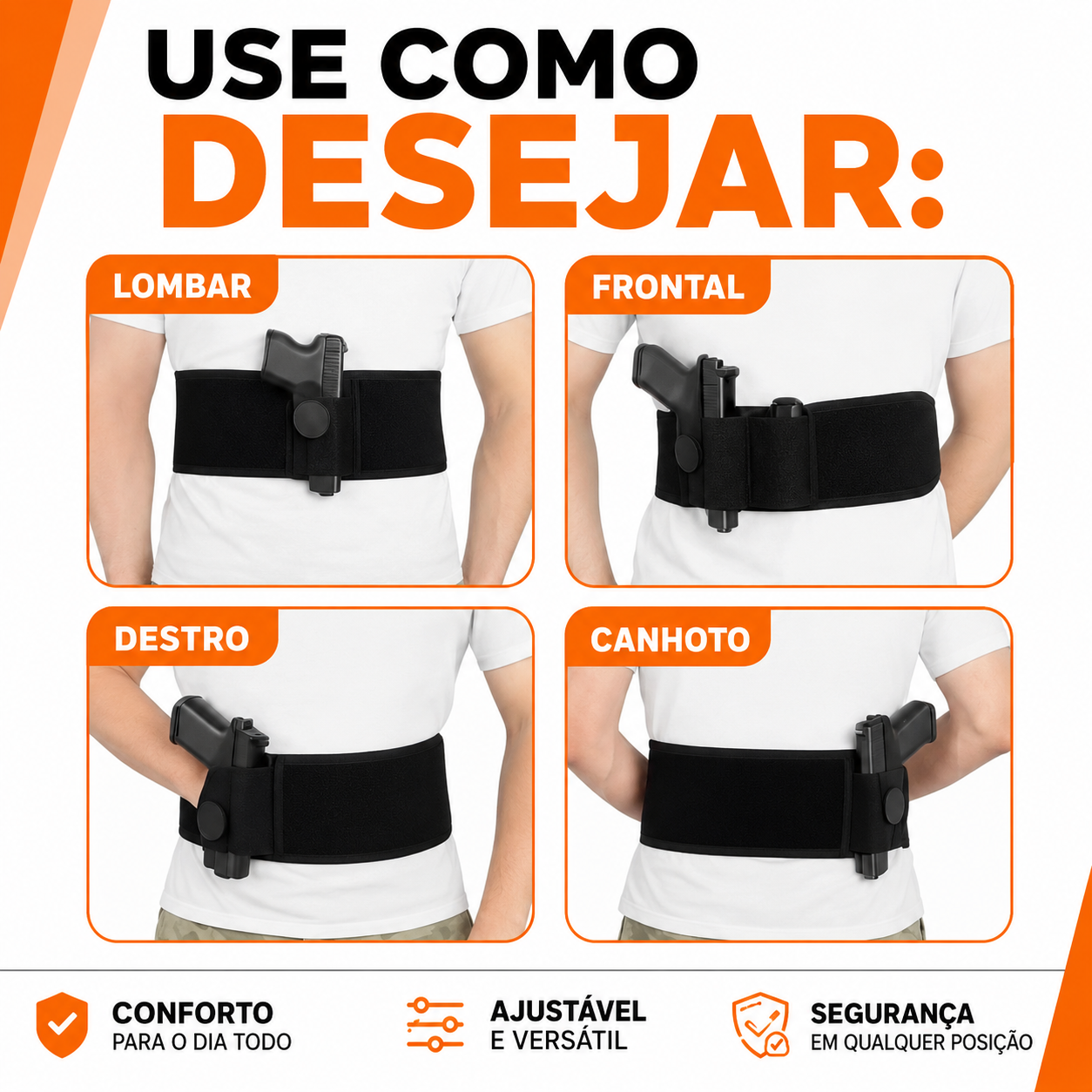 Coldre Abdominal Profissional