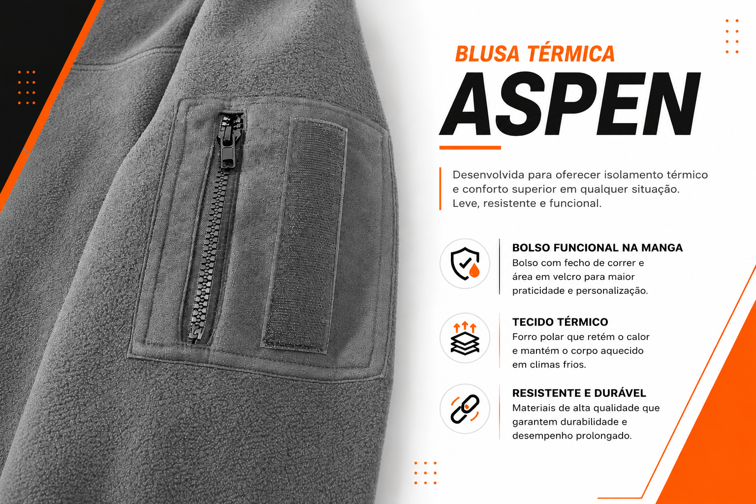 Blusa Térmica Aspen® - Cinza
