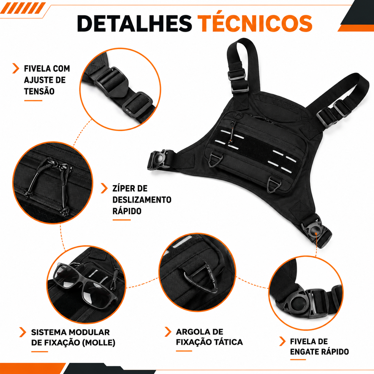 Bolsa Tática Profissional Runner