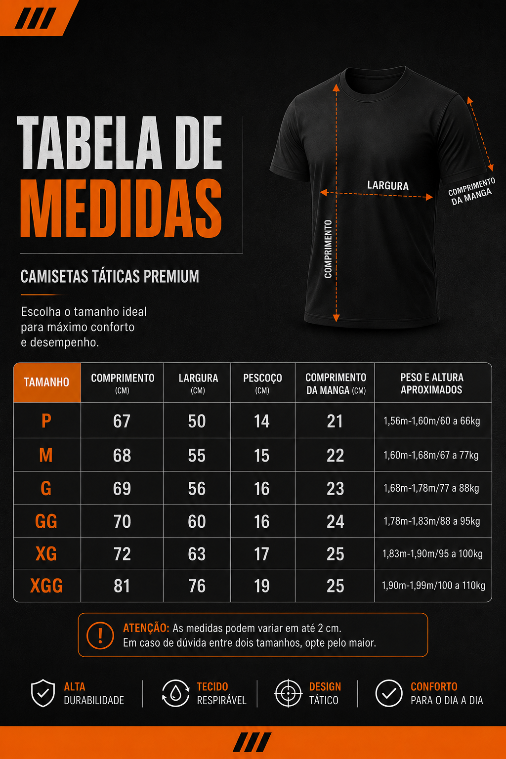 Camiseta Masculina Dry Fit com Proteção UV CAC Atirador Caveira - NOME GRÁTIS