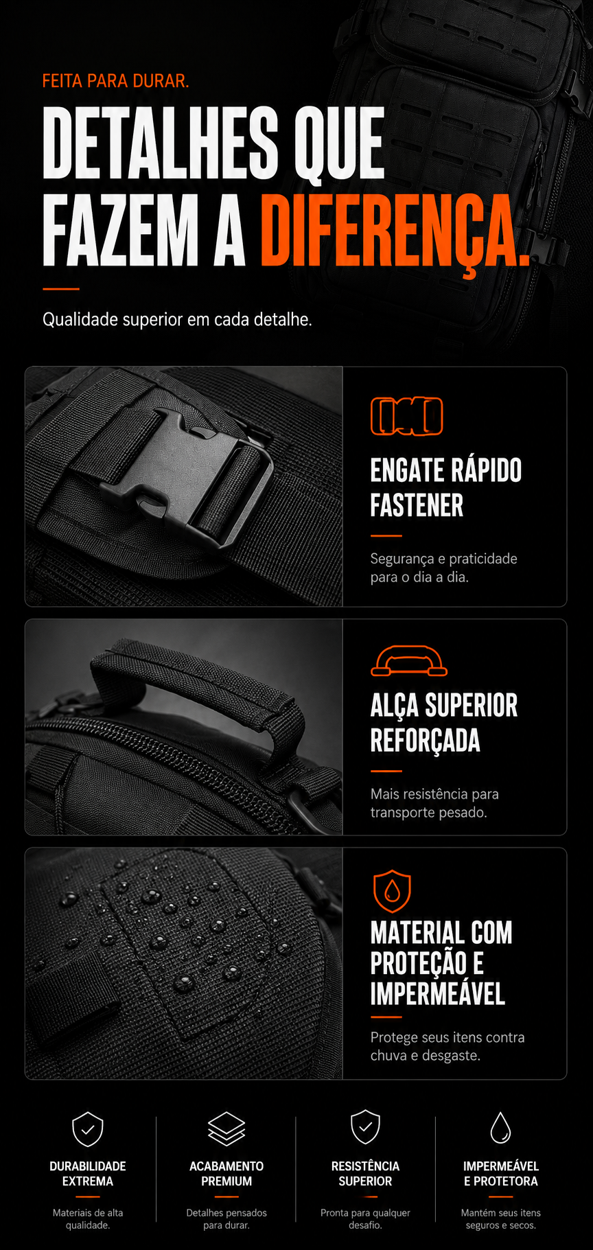 Mochila Transversal Outdoor
