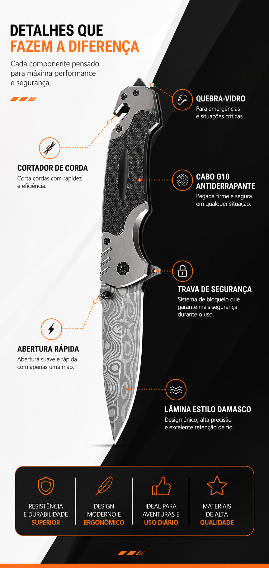 Canivete Tático Titan