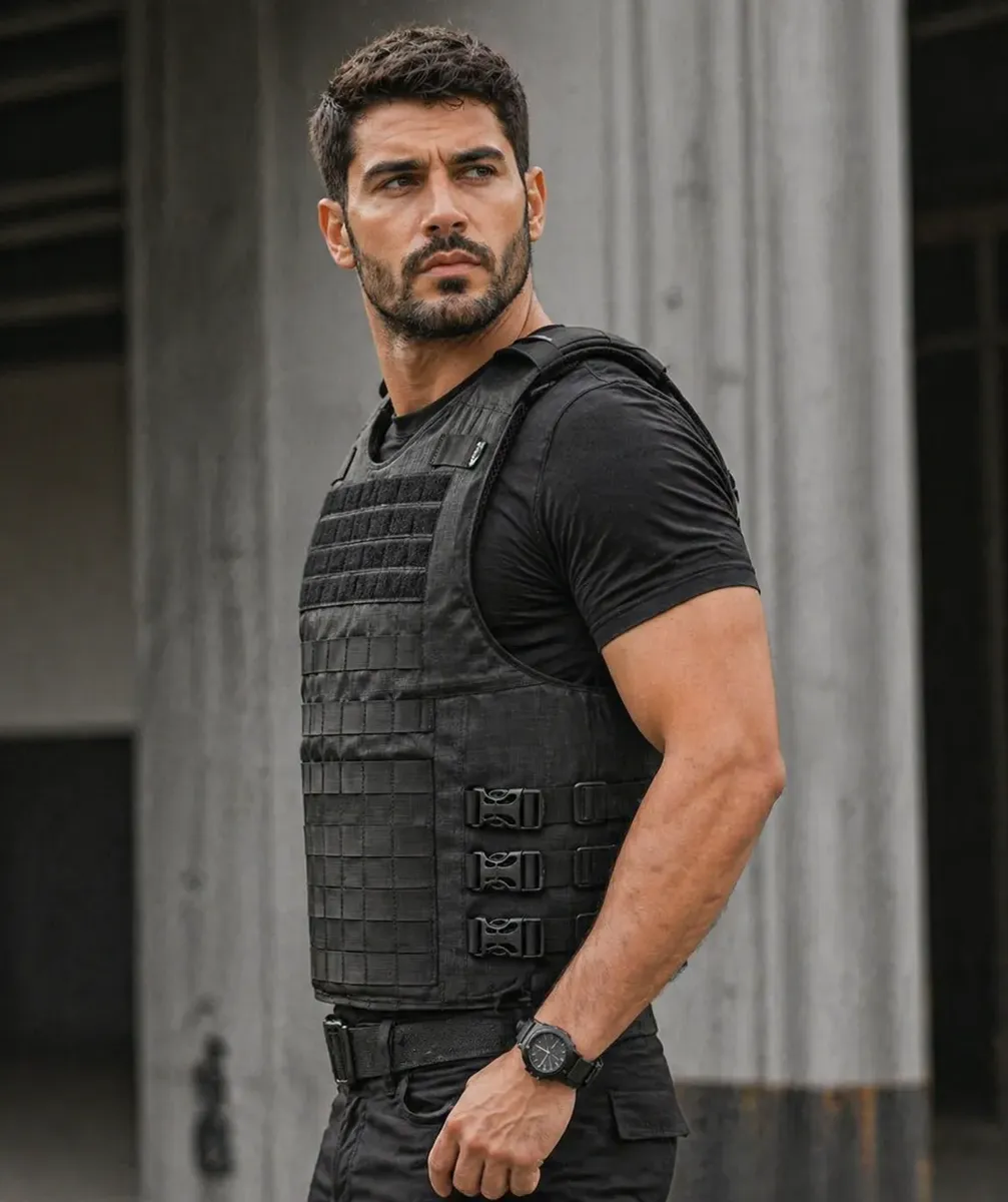 Capa de Colete Modular Slim Protection®️ - Preto