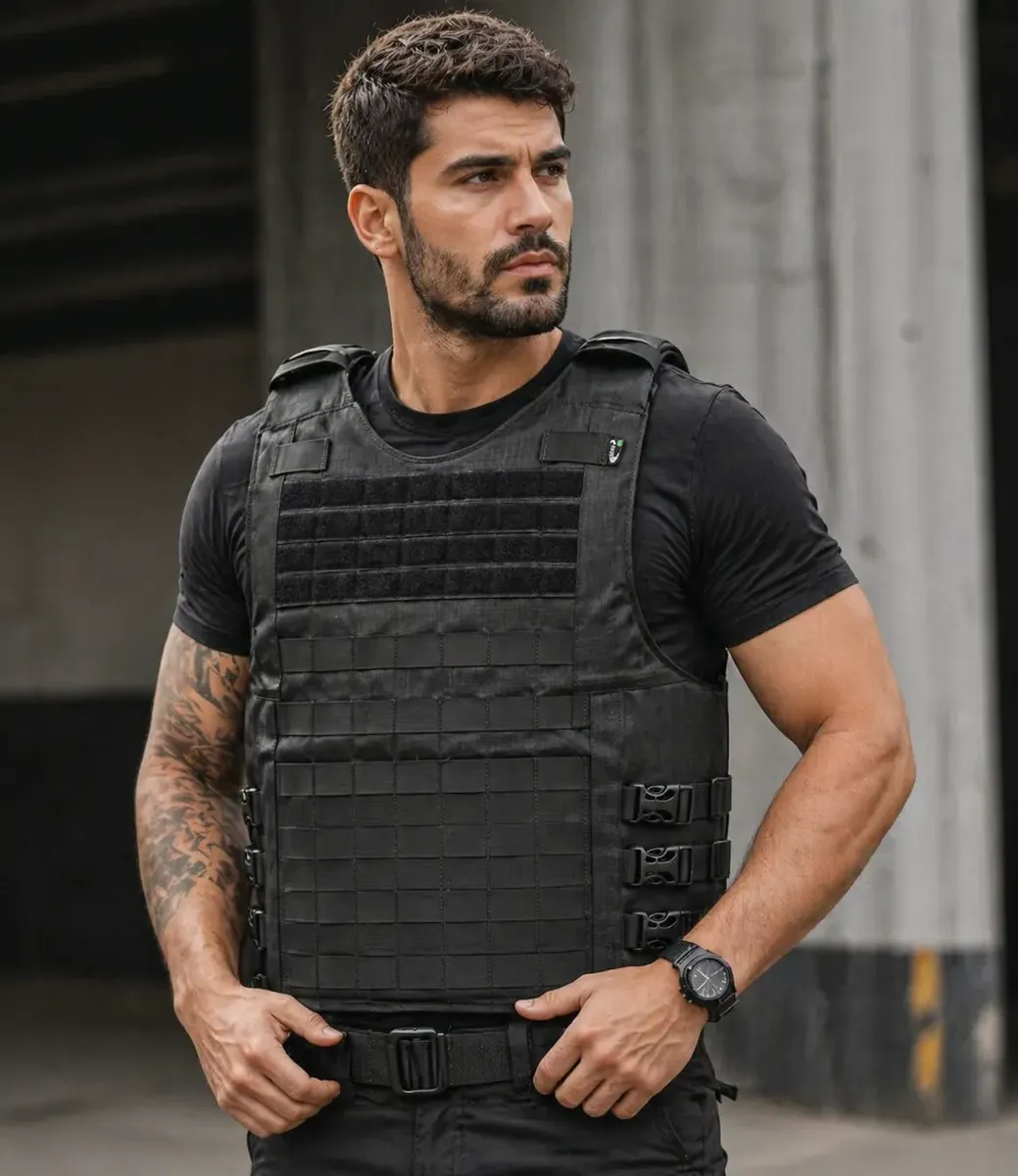 Capa de Colete Modular Slim Protection®️ - Preto