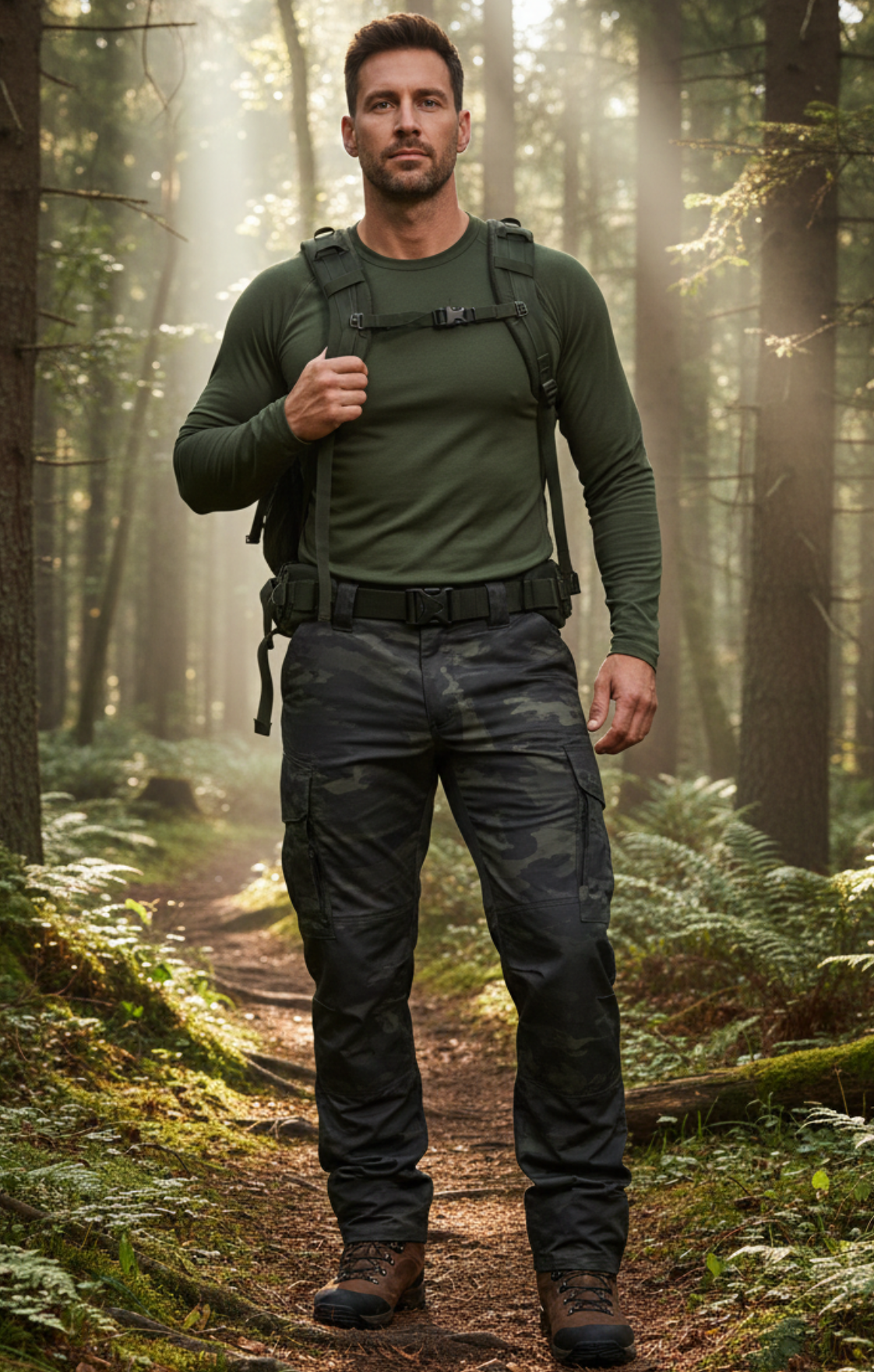 Calça Tática Trooper Multicam Black