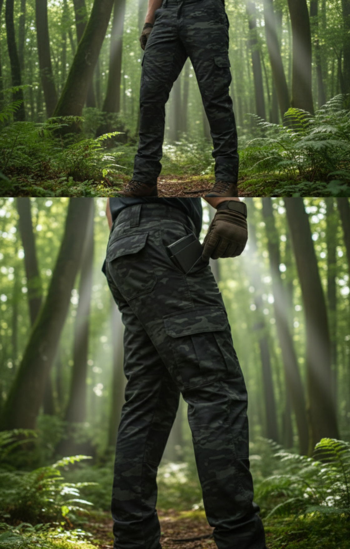 Calça Tática Trooper Multicam Black