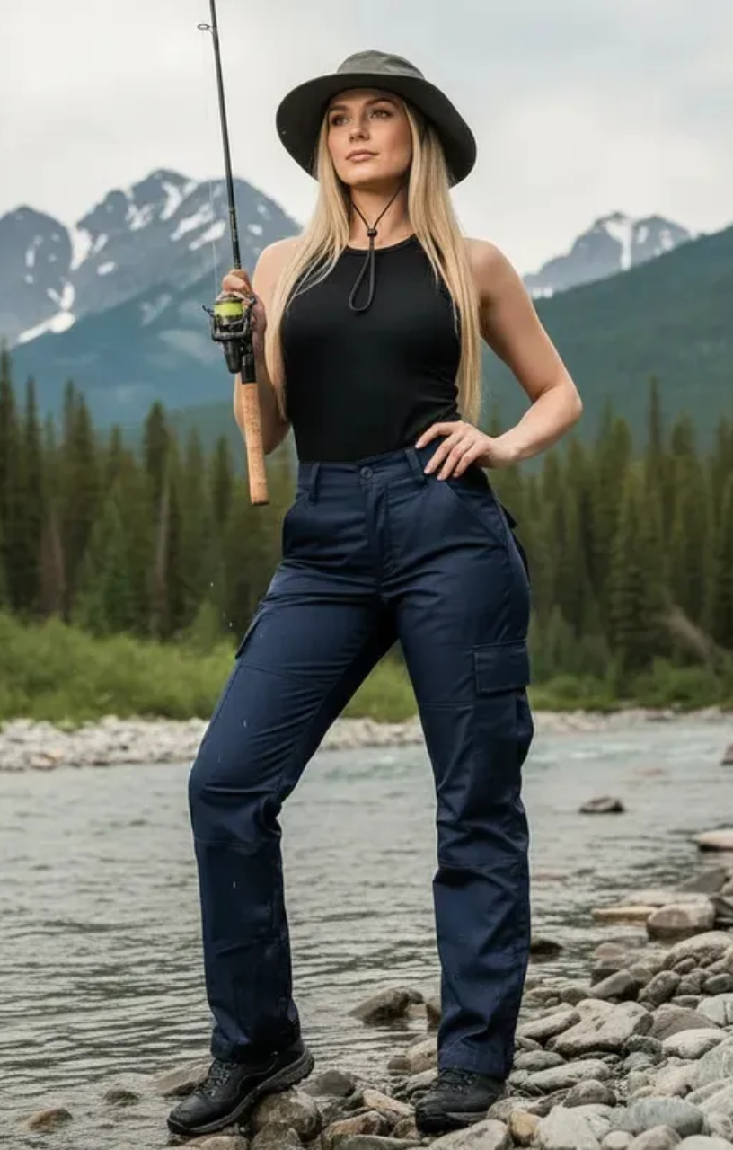 Calça Tática Feminina Urban - Azul