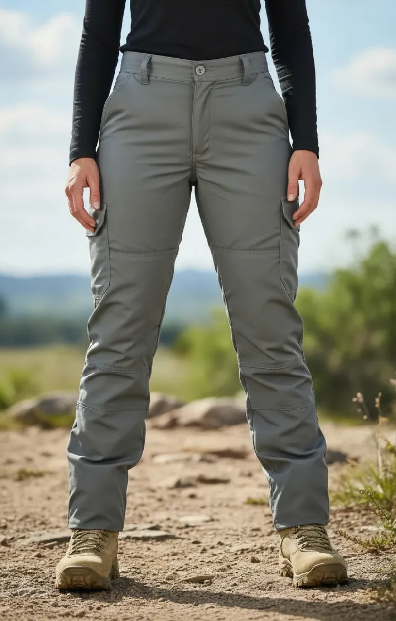 Calça Tática Feminina Urban - Cinza