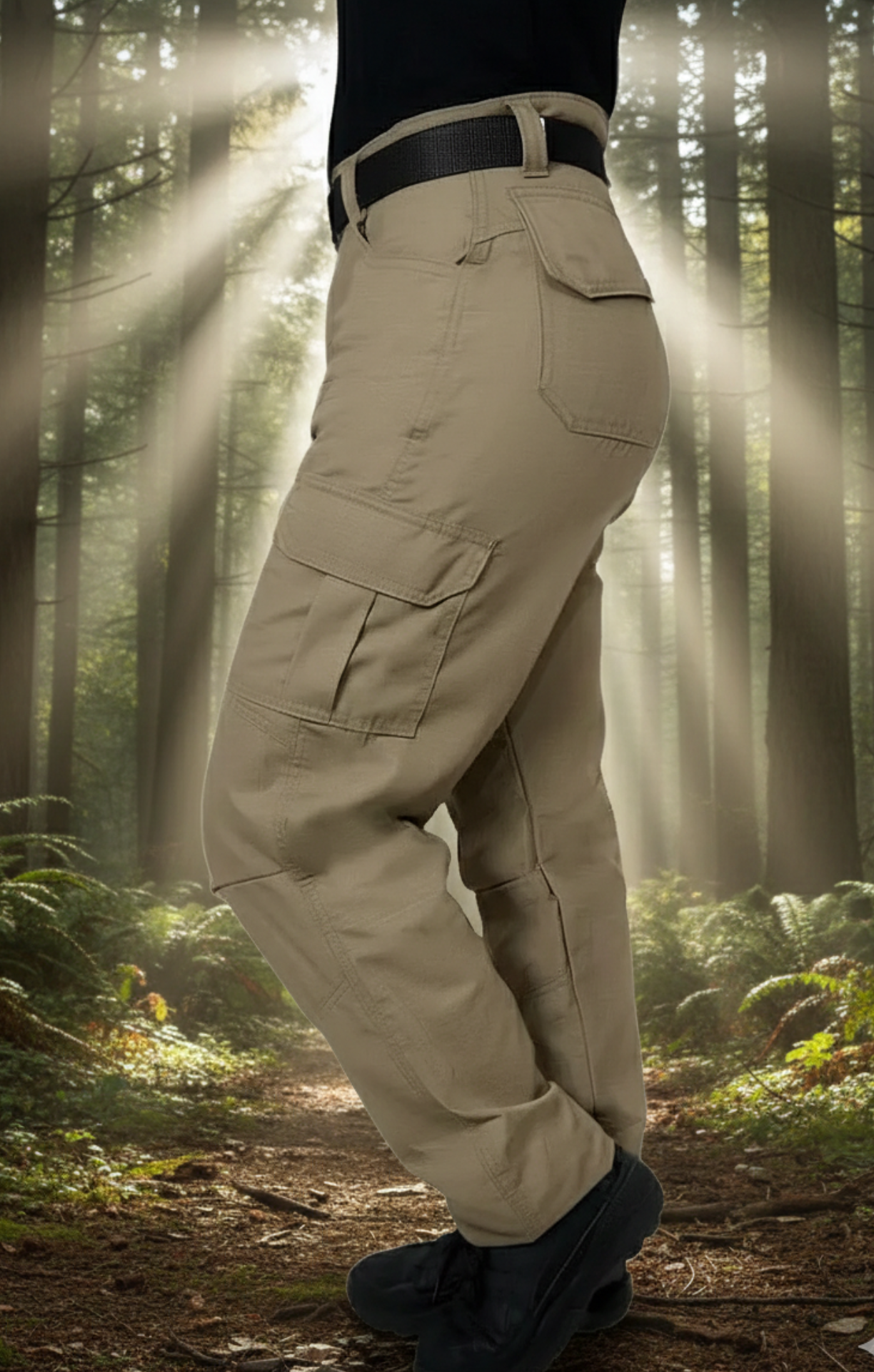 Calça Tática Feminina Combat - Cáqui