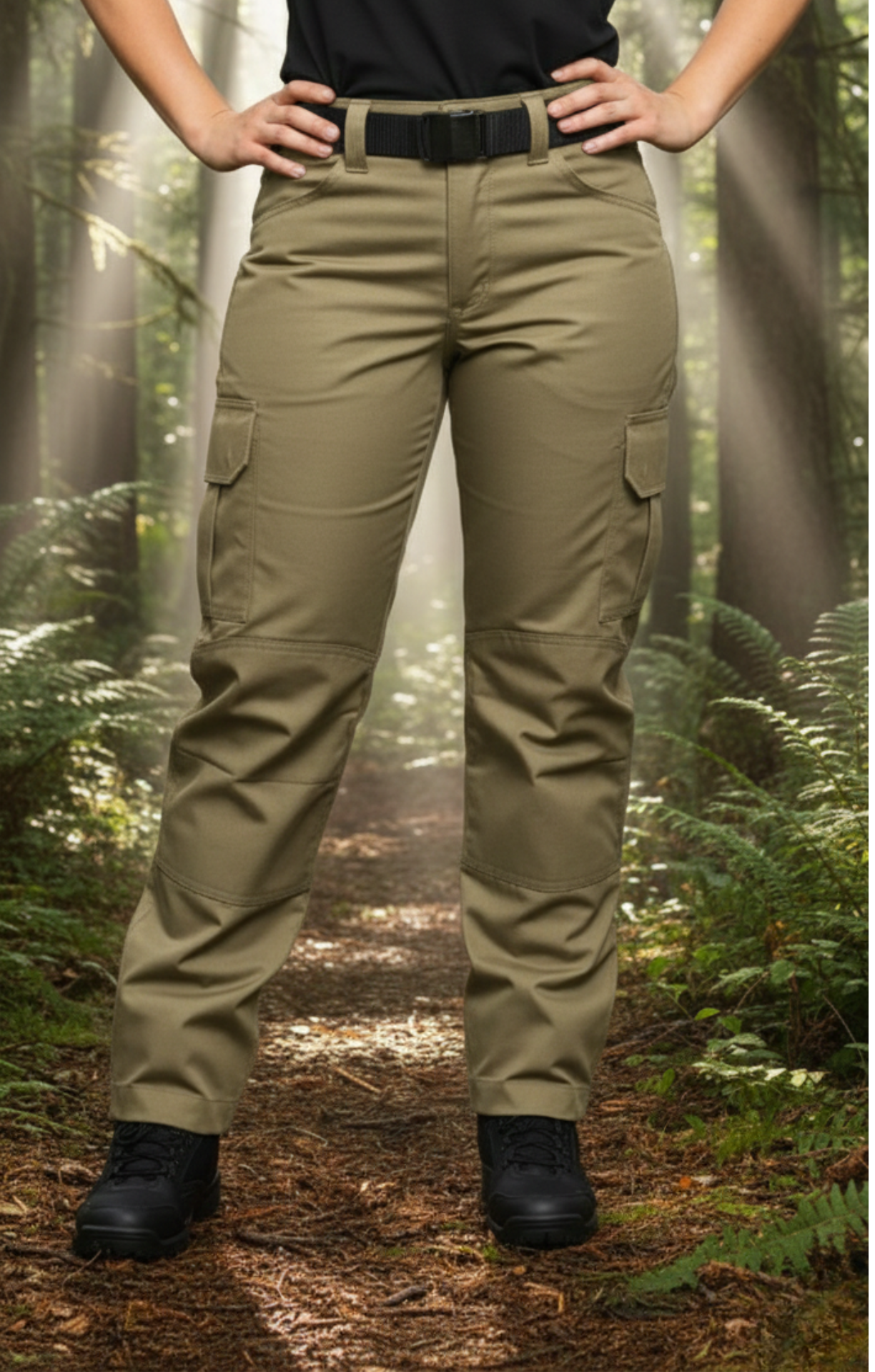 Calça Tática Feminina Combat® - Cáqui