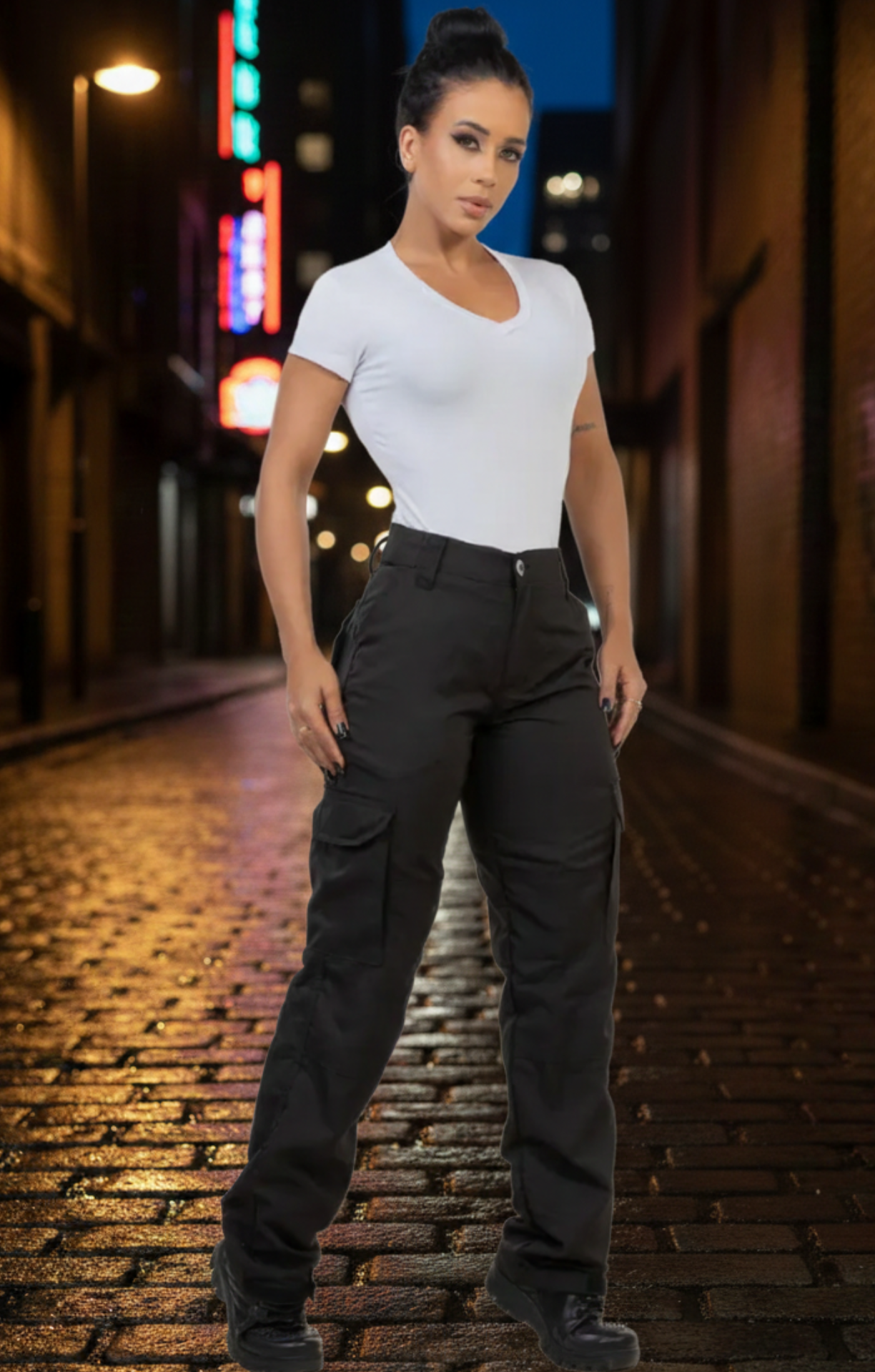 Calça Tática Feminina Thunder® - Preta