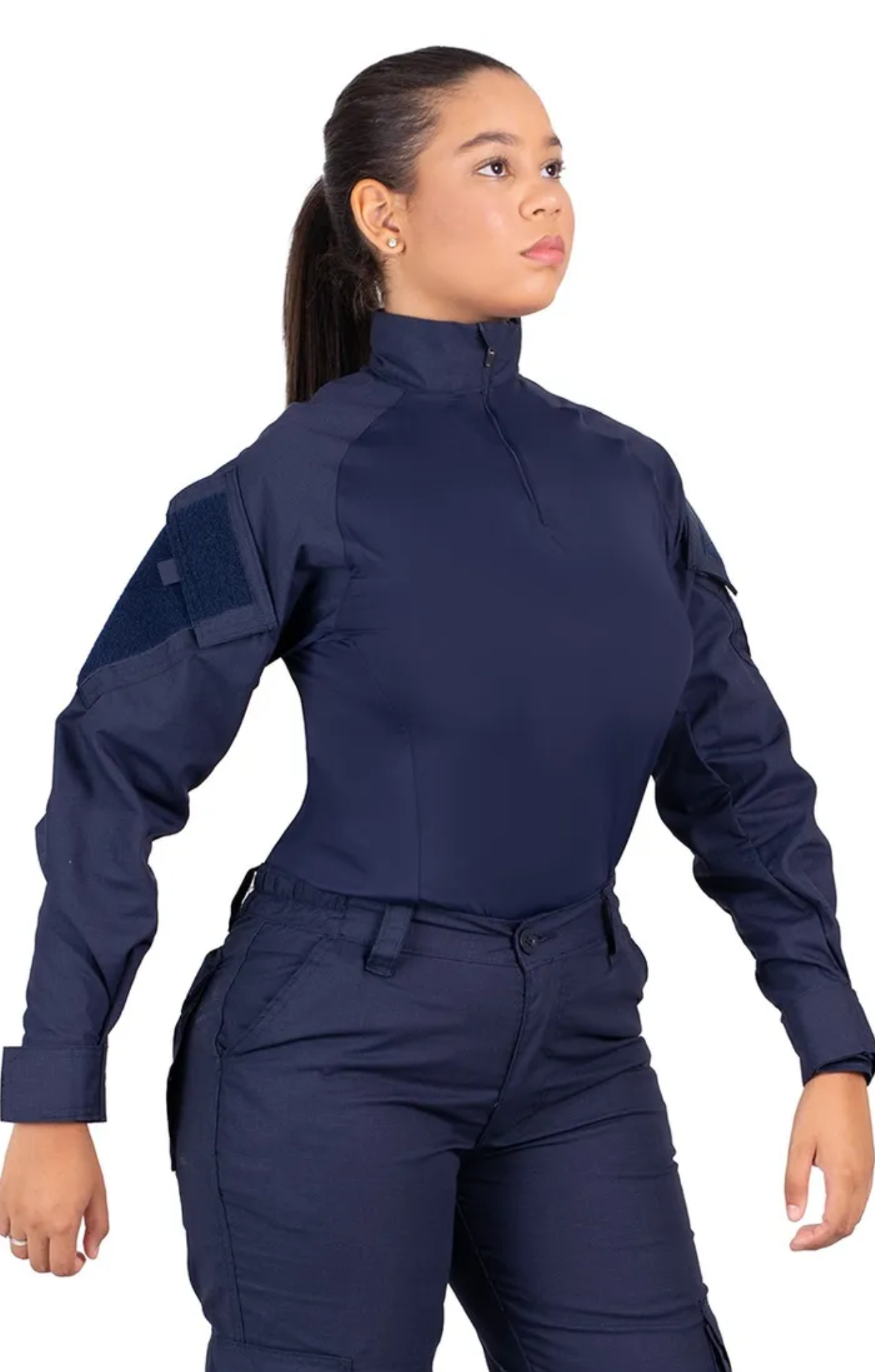 Combat Shirt Feminina Military  - Azul Marinho