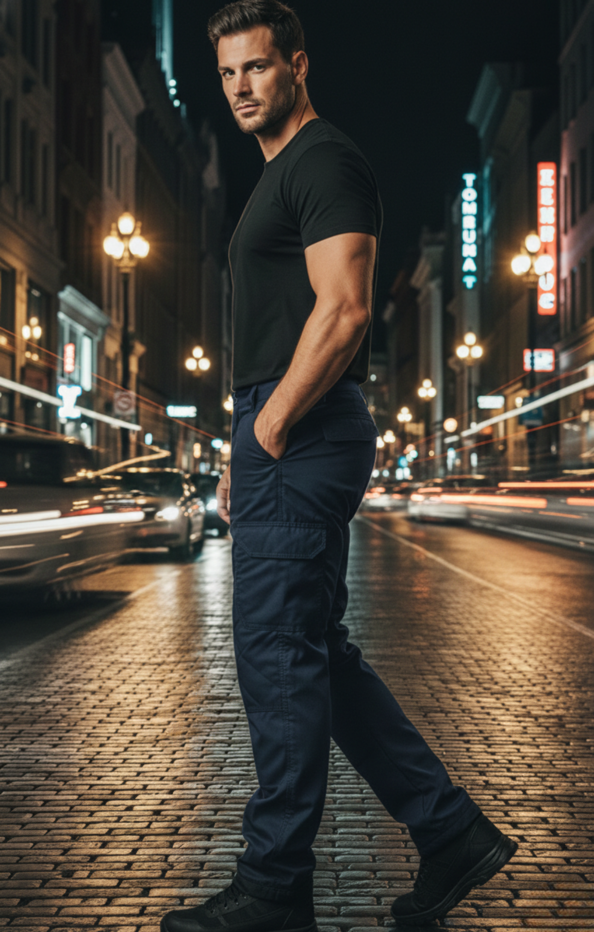 Calça Tática Elitte® - Azul Marinho