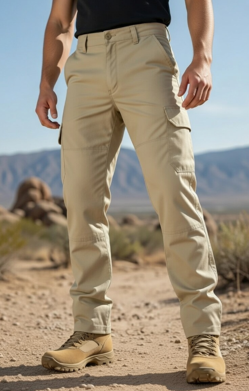 Calça Tática Military® - Cáqui