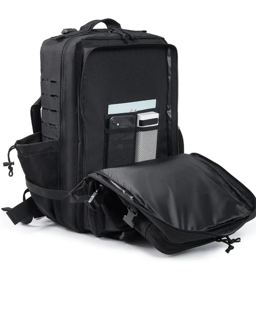 Mochila Nomad 50 Litros - Preto e Vermelho