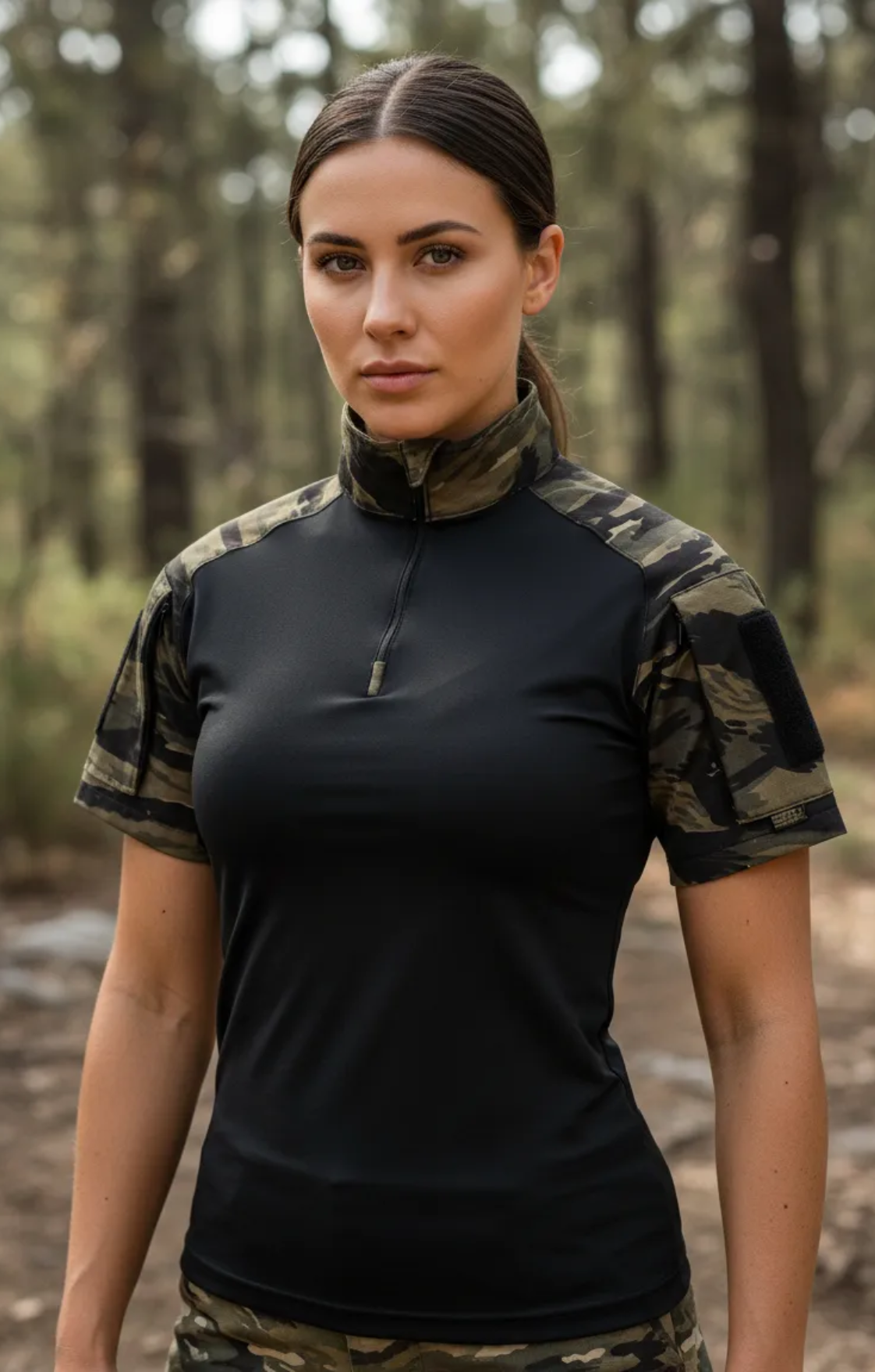 Combat Shirt Feminina - Manga Curta