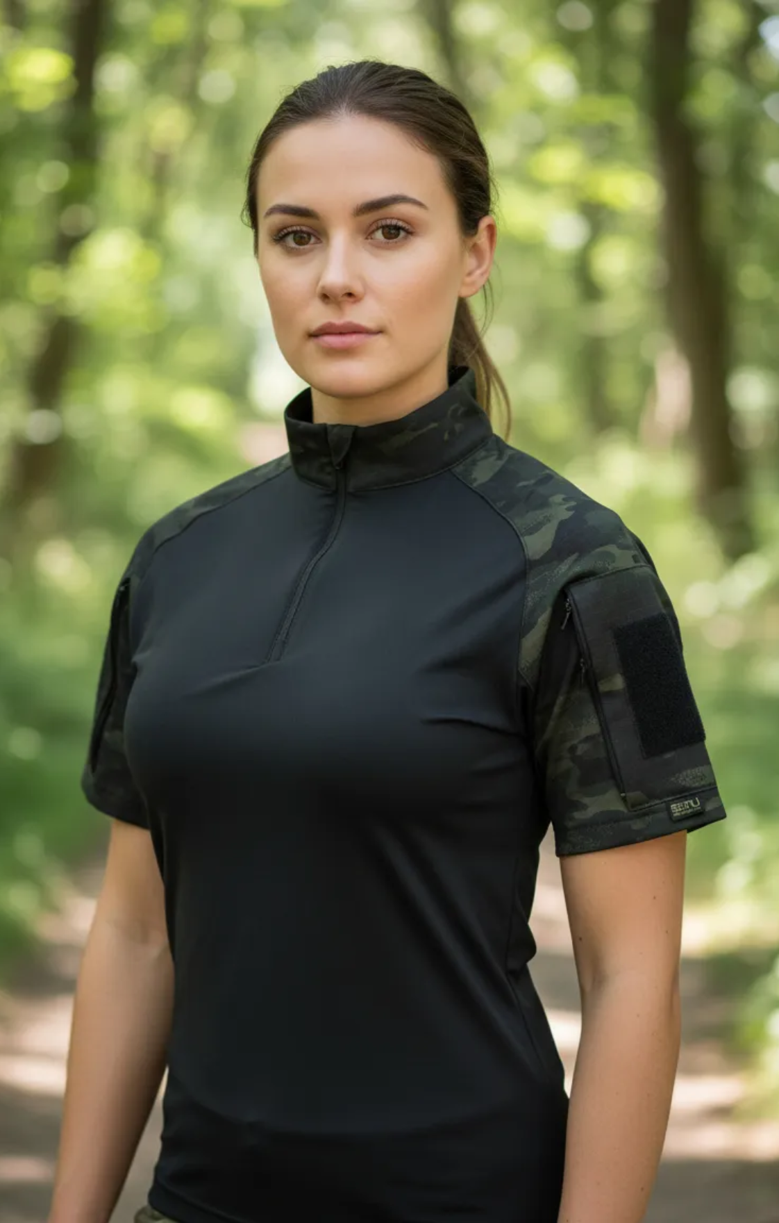 Combat Shirt Feminina - Manga Curta