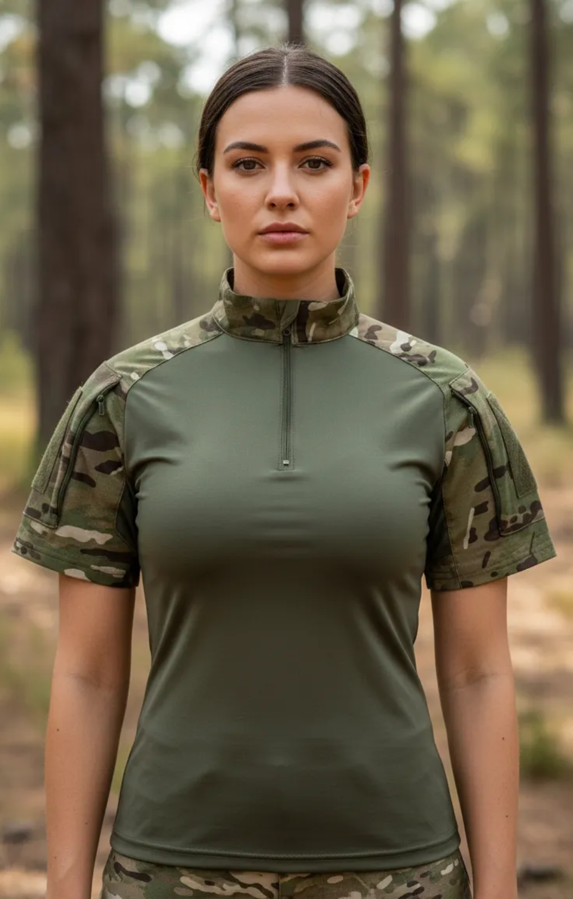 Combat Shirt Feminina - Manga Curta