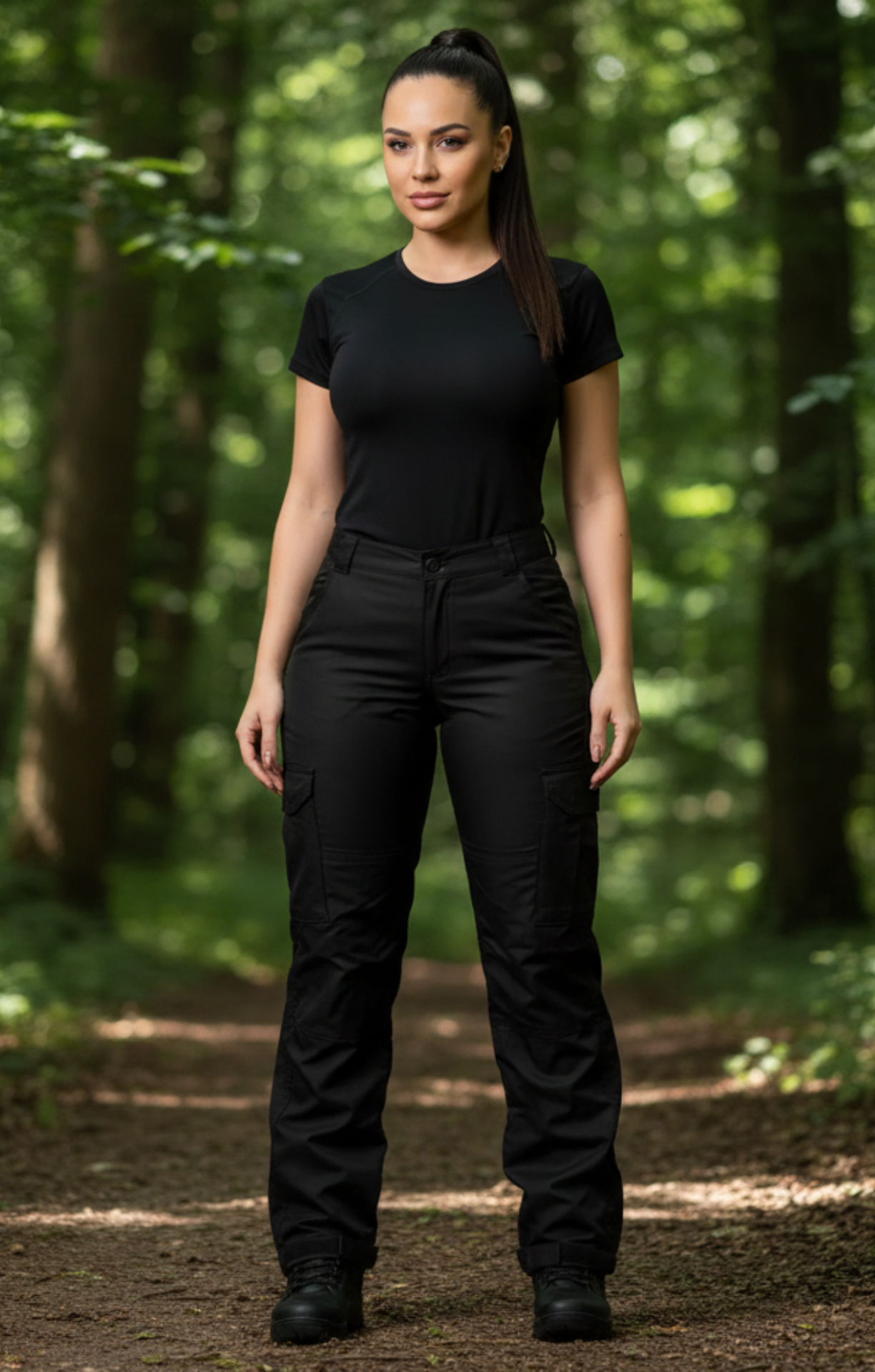 Calça Tática Feminina Thunder® - Preta