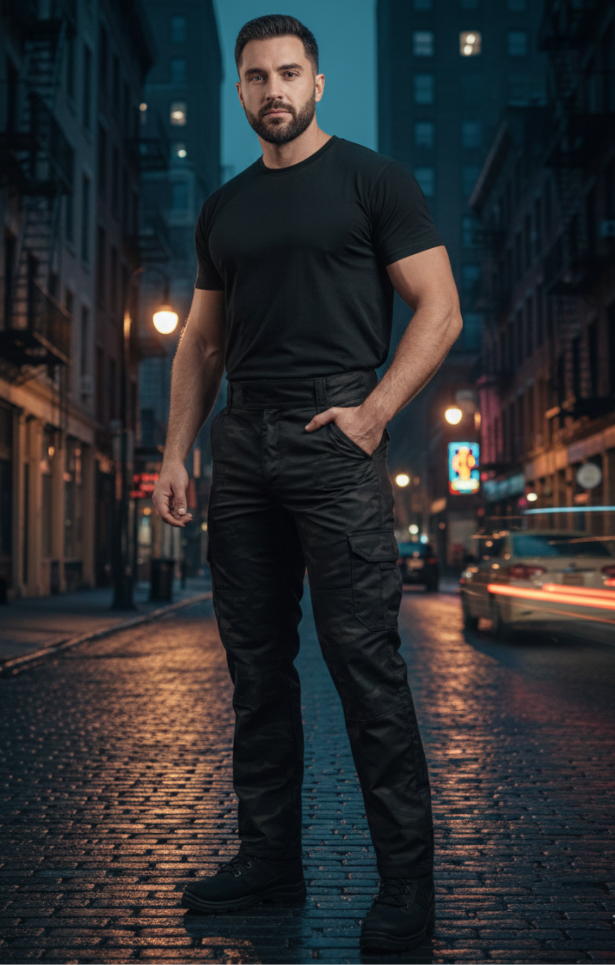 Calça Tática Vanguard® - Multicam Black